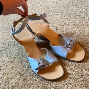 Parade Strappy blue heels, size 12 - used